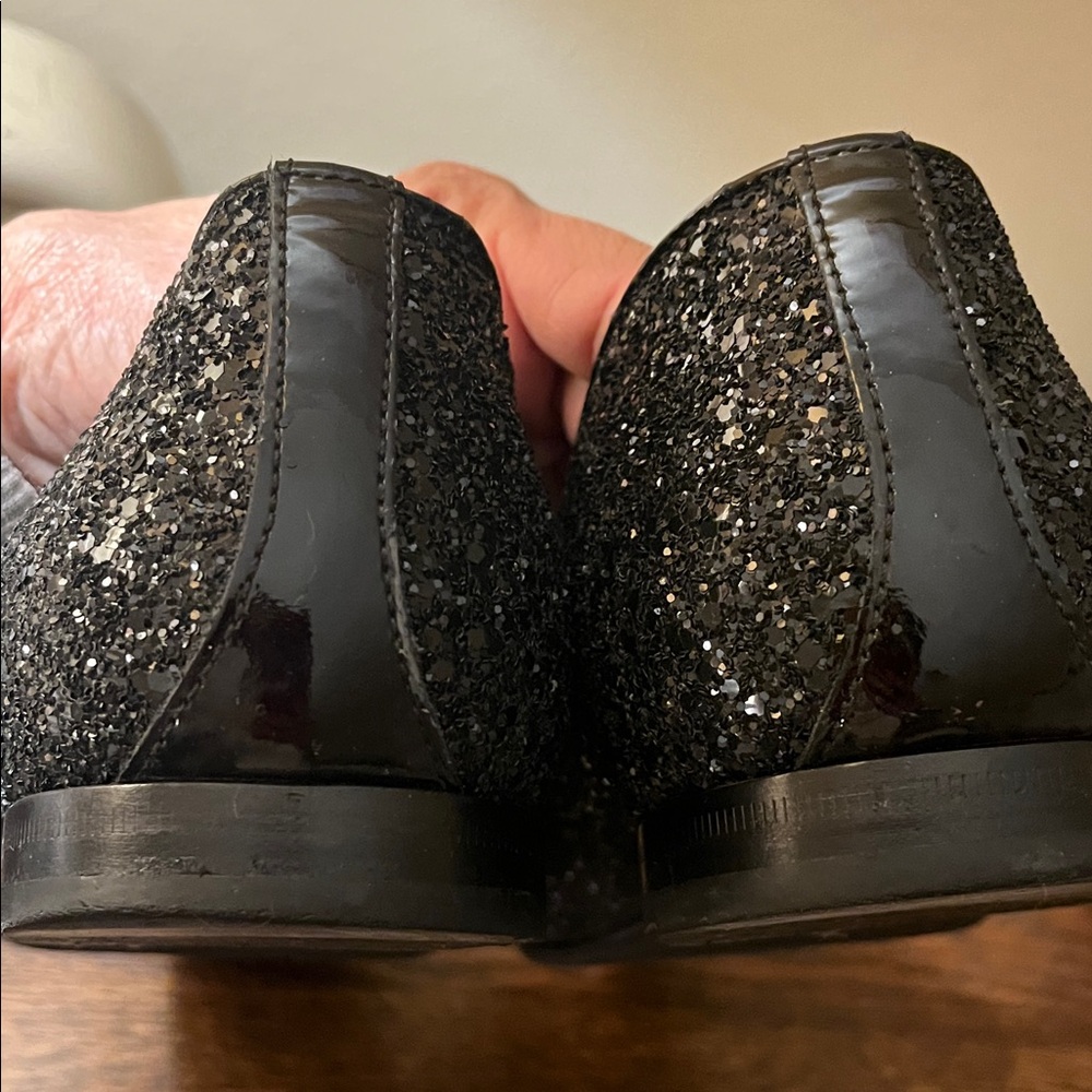 Men’s Jimmy Choo Black Glitter Loafers size 43 - Picture 4 of 9